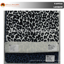 fashion leopard printed cotton velvet fabric